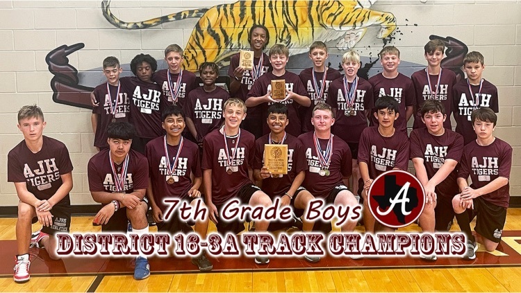 Arp 7th grade boys district track champions