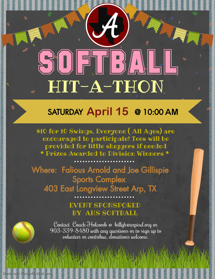 Softball Hitathon April 15
