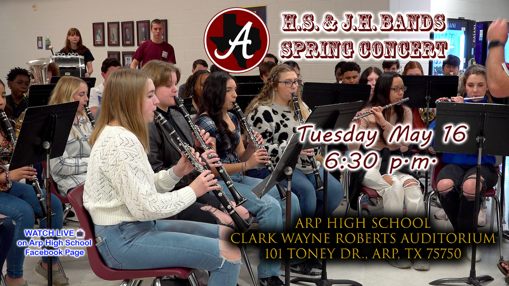 Arp ISD Bands spring concert